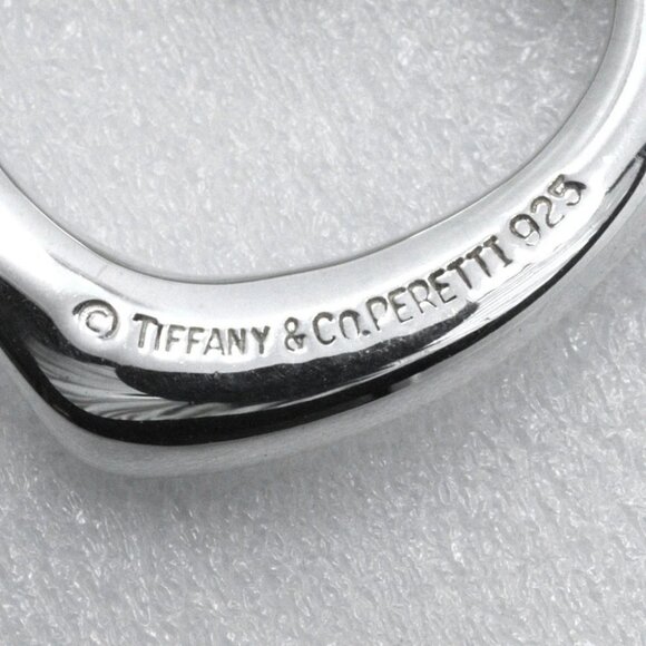 TIFFANY&Co. Open heart Necklace Elsa Peretti Silver925 heart 5.7g Women - Picture 10 of 10